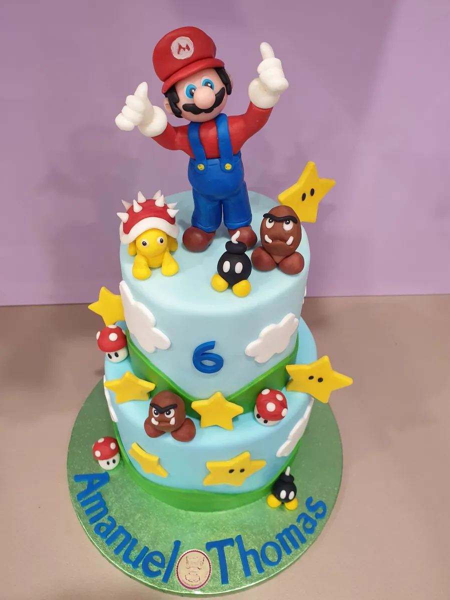 Torta di Super Mario a più piani